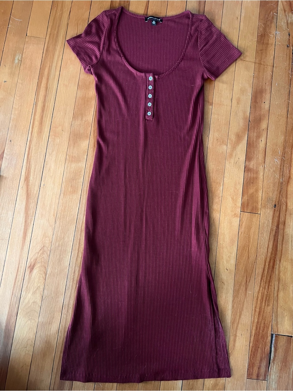 PacSun Burgundy Midi Dress